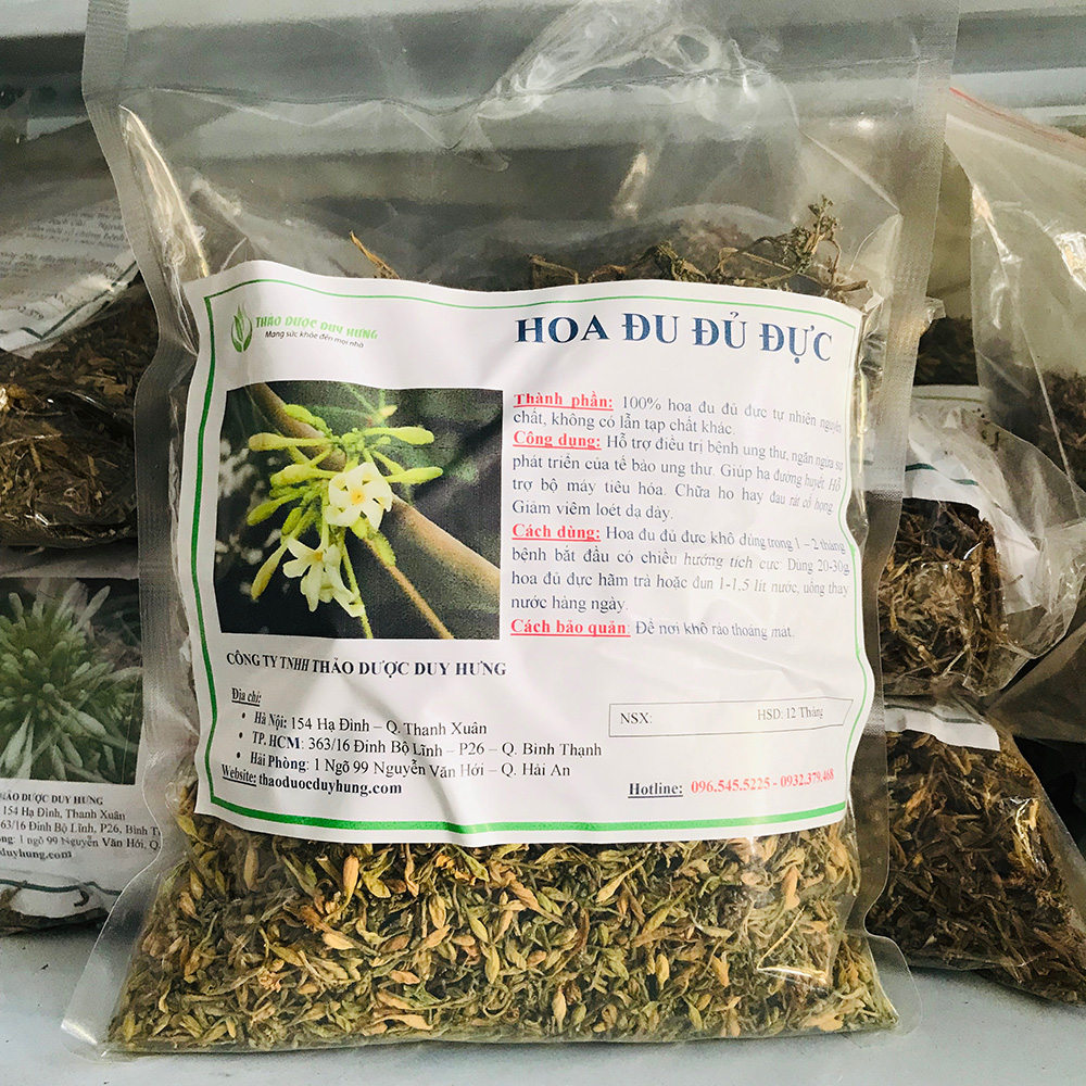 Hoa đủ đực sấy khô - Hàng công ty Thảo Dược Việt