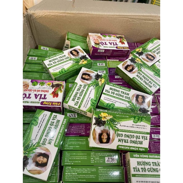 Viên xông NATURAL hương tràm ( 2 vỉ/ 20 viên )