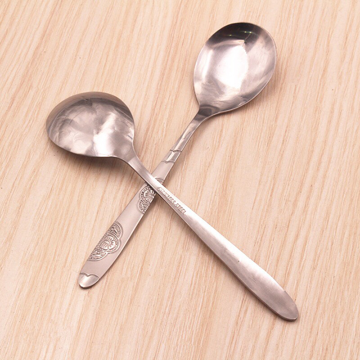 [COMBO 5] Thìa inox loại NHỠ  kích thước 15 cm * 3,3 cm, thìa ăn cơm cho gia đình, muỗng ăn cơm trong gia đình