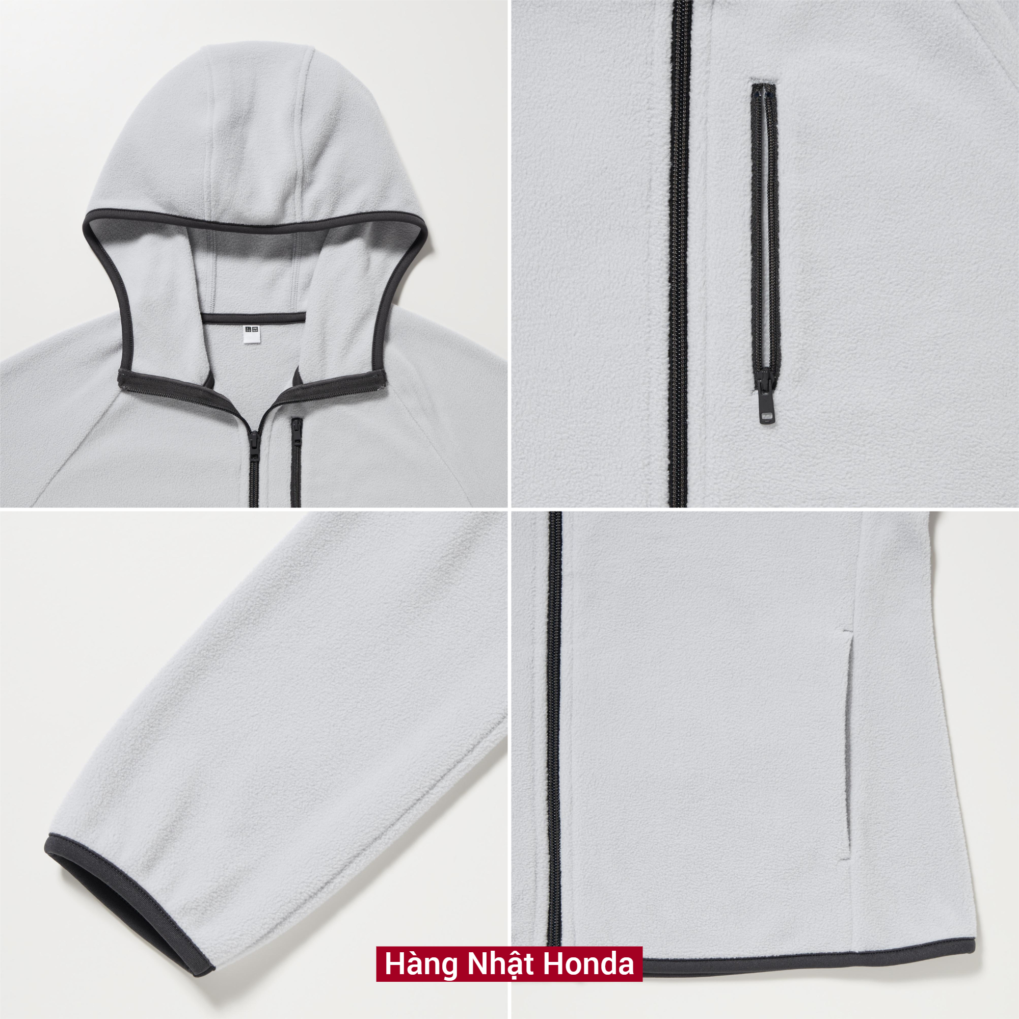 [Auth Uniqlo] Áo Nỉ Dạ Ép Lông Cừu Nữ - Tag Nhật