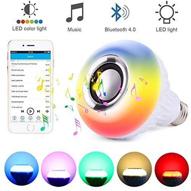 Bóng đèn LED độc đáo kiêm loa nghe nhạc bluetooth
