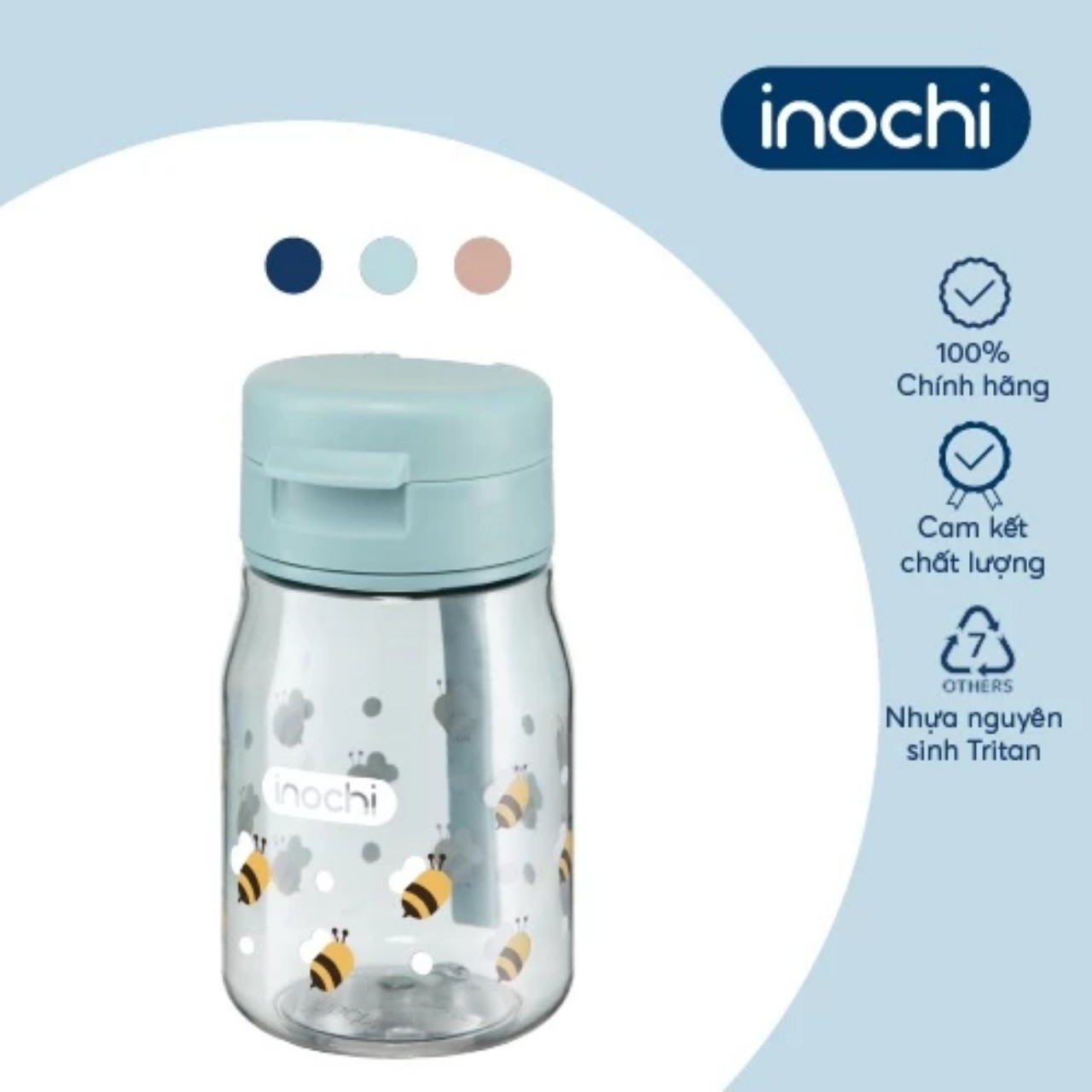 [Mega] Bình nước Kita Fami inochi Size (350/500/700ml) (Nhiều màu) [inochi.store]