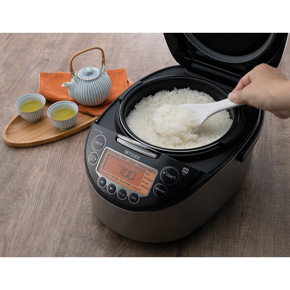 [Trả góp 0%]Nồi cơm điện tử cao tần Tiger 2 trong 1 JKT-D18V (1.8L)