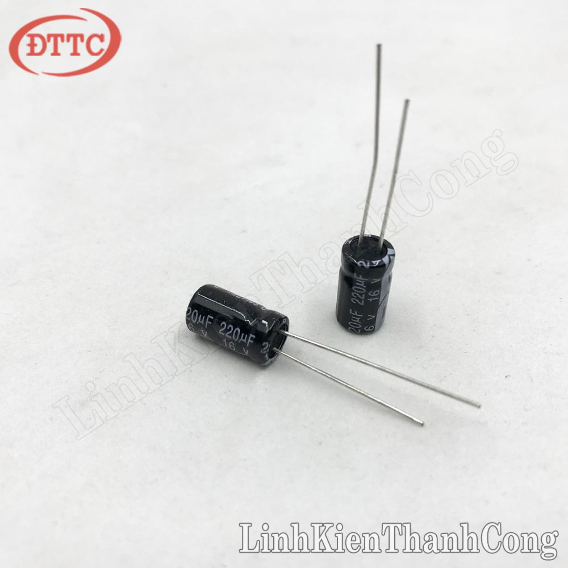 Bộ 5 Chiếc Tụ Hóa 220uF 16V (6x11mm)