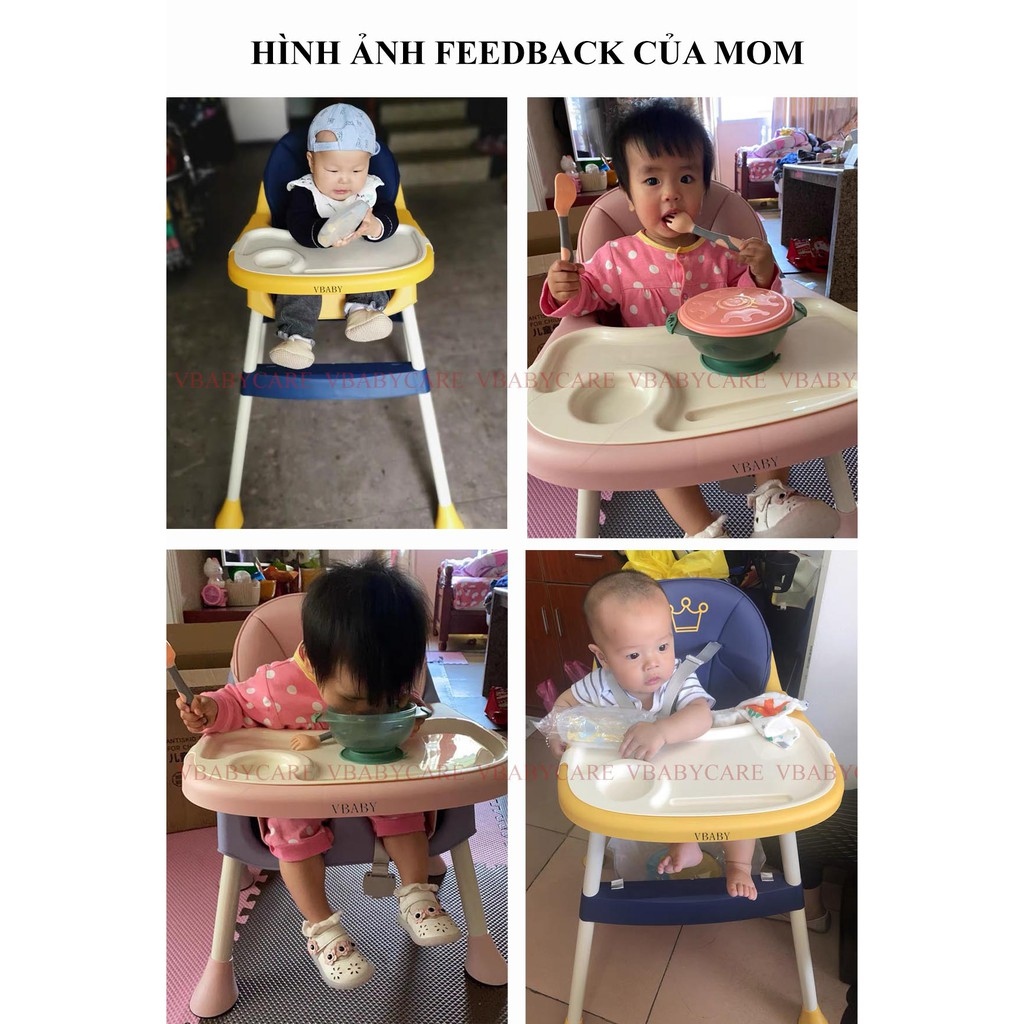 Ghế ăn dặm V-Baby 808 ( 8936 )