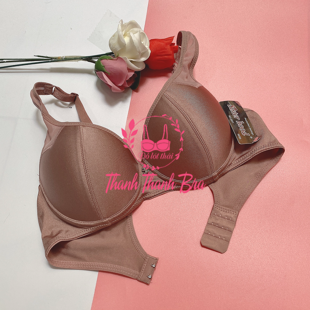 Áo ngực mút nhẹ có gọng form quả tròn Cup B nâng ngực Thái Lan Sisterhood 2031