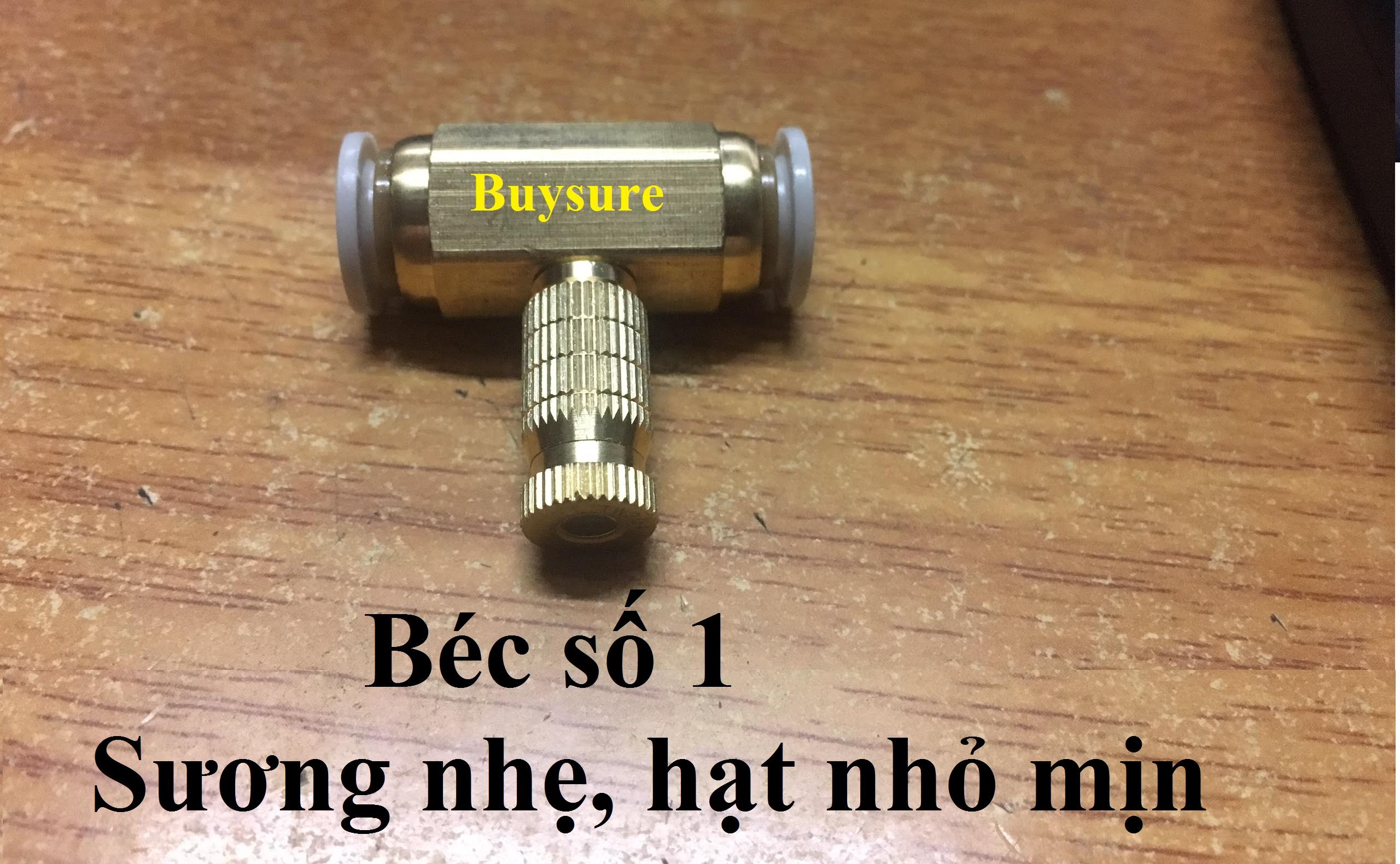 Bộ 6 nối béc phun sương bằng đồng cao cấp( 5 giữa + 1 cuối )