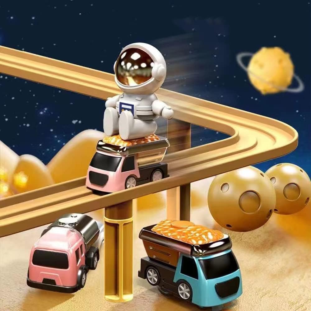 Bộ đồ chơi Đường ray xe mạo hiểm mẫu phi thuyền