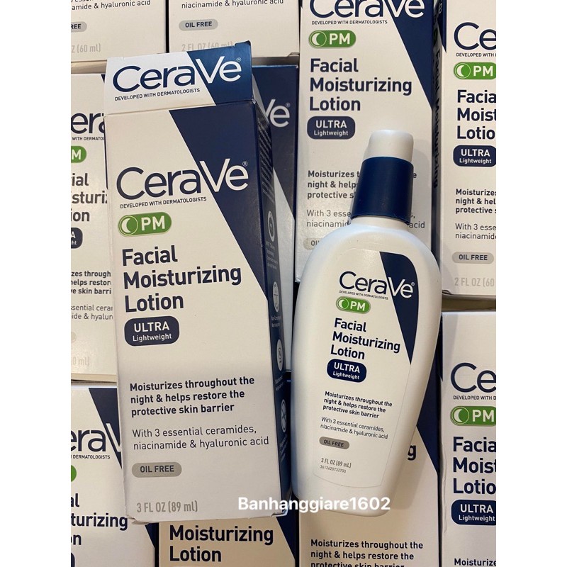 Cerave kem dưỡng ẩm am và pm