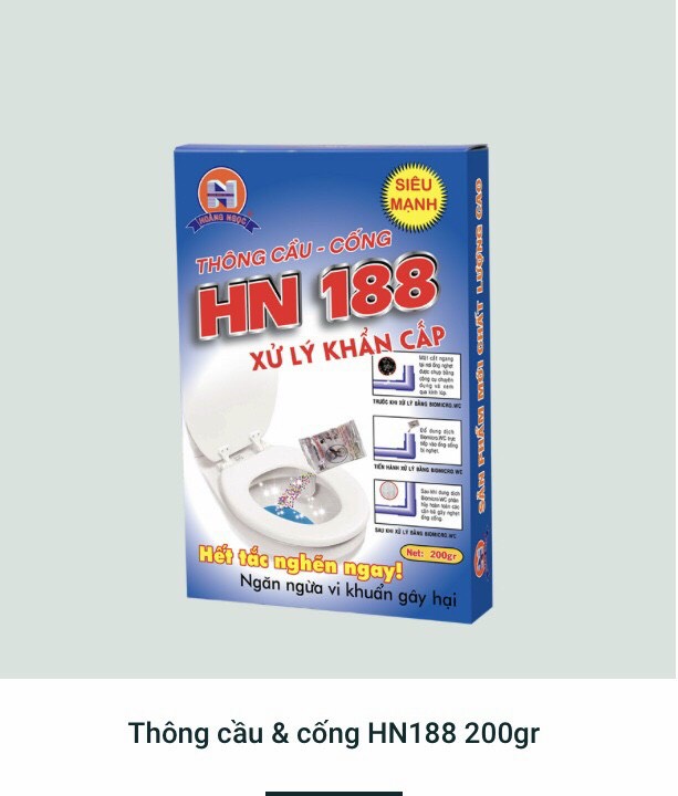 Bột thông cầu và cống hn 188