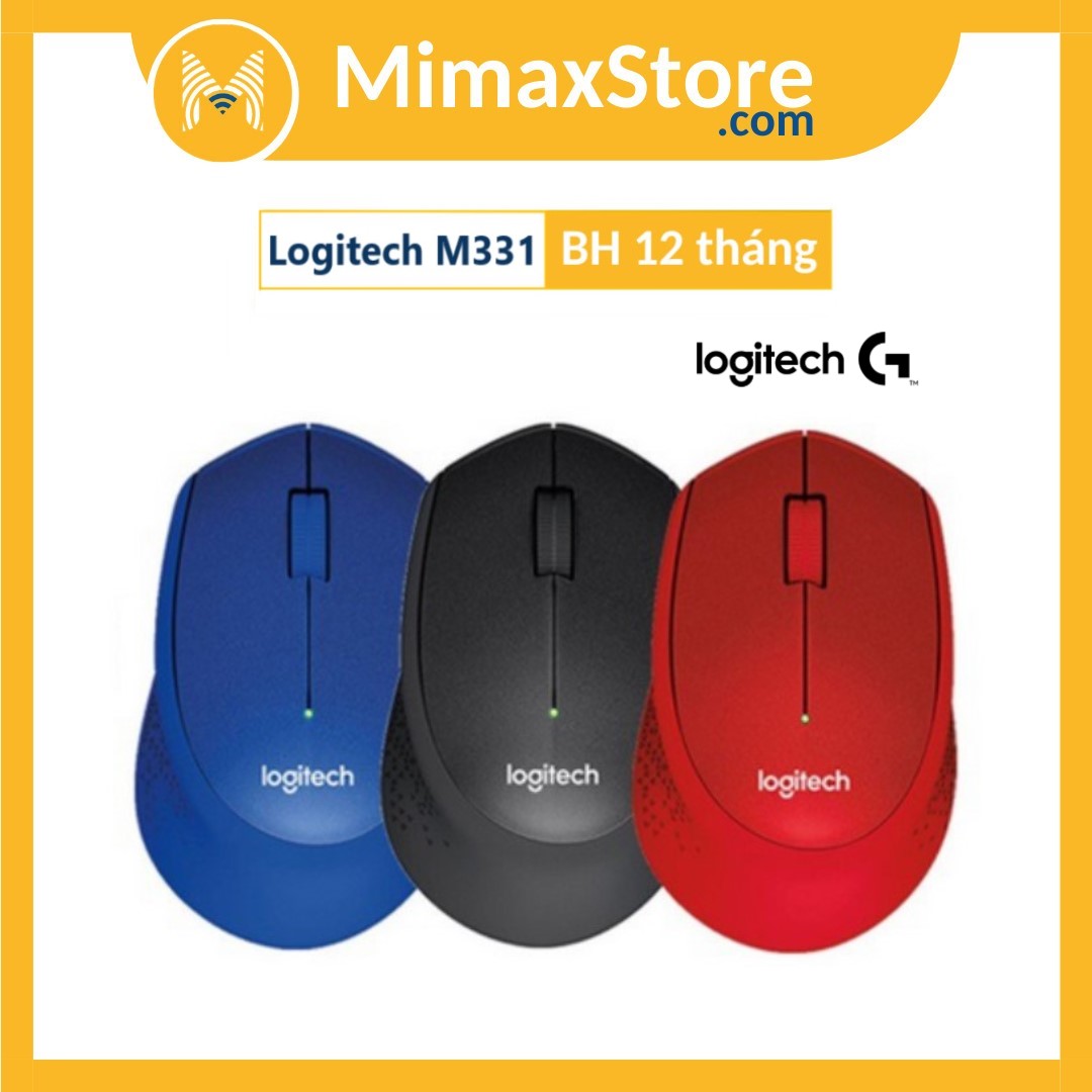 [HCM]Chuột Không Dây Logitech M331 SILENT Plus - Hàng Chính Hãng