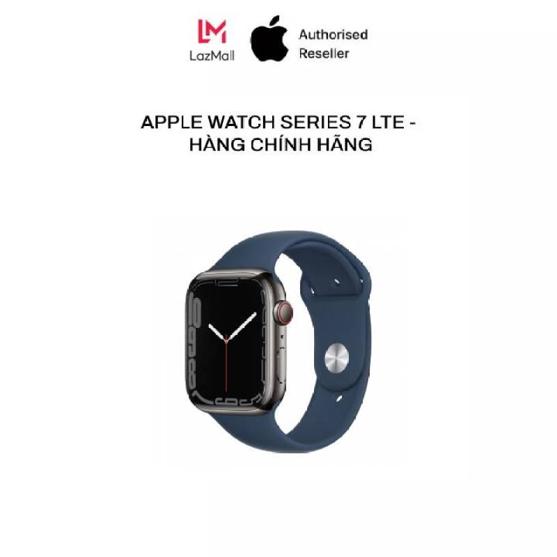 Apple Watch Series 7 41mm LTE bản viền thép - Hàng Chính Hãng