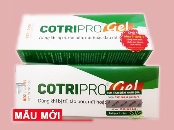 Gel Bôi Trĩ COTRIPRO - Dành Cho Người Bệnh Trĩ