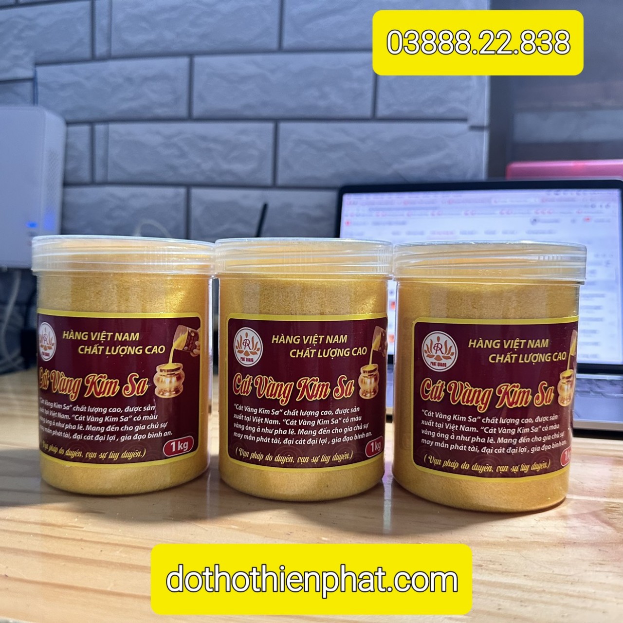 Cát Vàng Kim Sa Siêu rẻ [Cát Bỏ lư Hương] 1kg / 500g