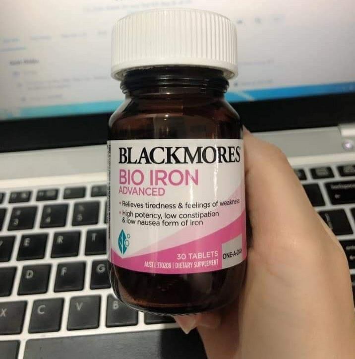 Blackmores Bio Iron Advanced của Úc - sắt tự nhiên