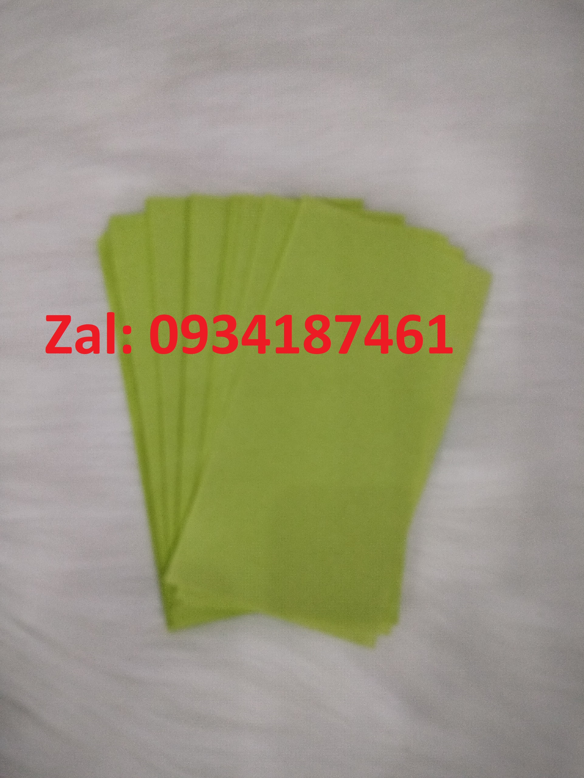Giấy wax màu xanh
