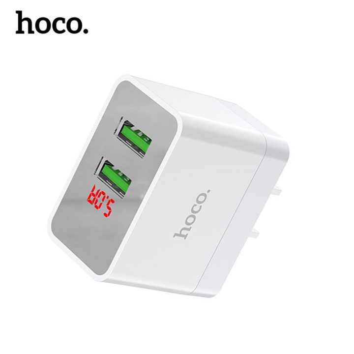 Cốc sạc đa năng hoco dc28 2 cổng usb max 5.0a