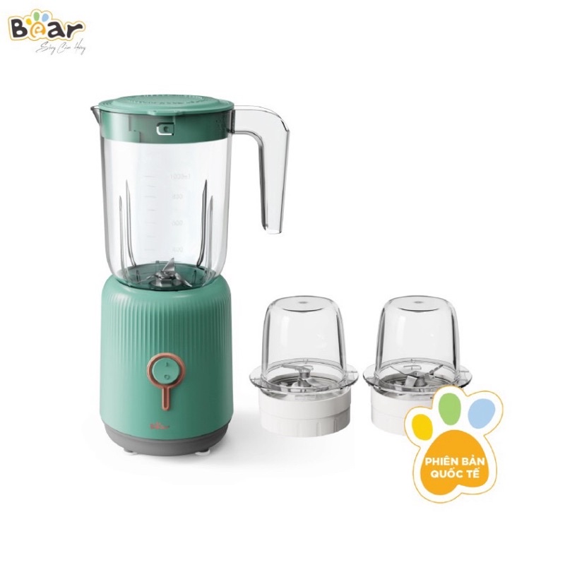 MÁY XAY BEAR 3 CỐI XANH ( BH 18 THÁNG)