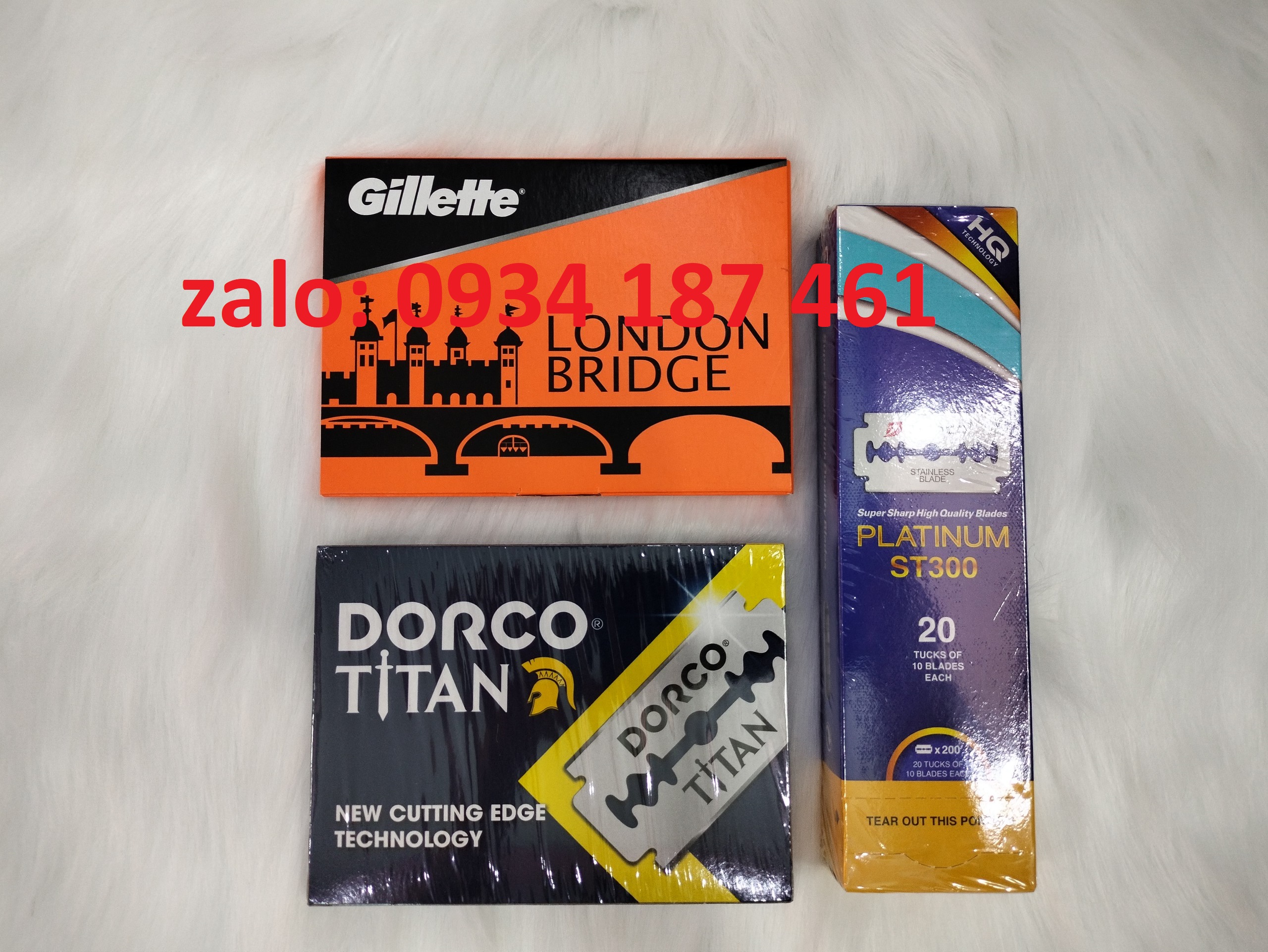 Lưỡi lam siêu bén HQ, Titan Dorco, Gillette
