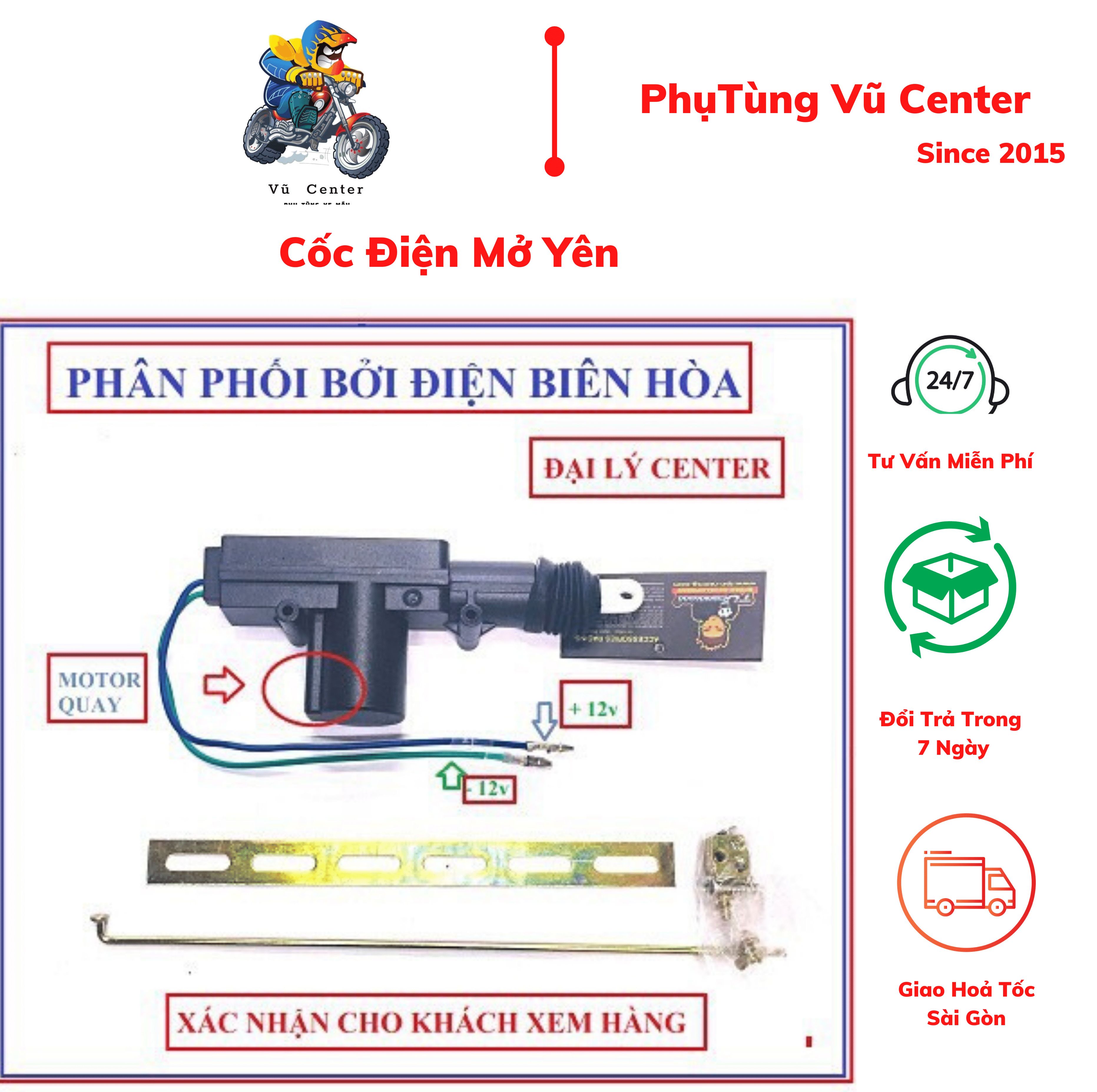 [HCM] Cốc điện mở yên xe gắn máy [ Chuột rút ]