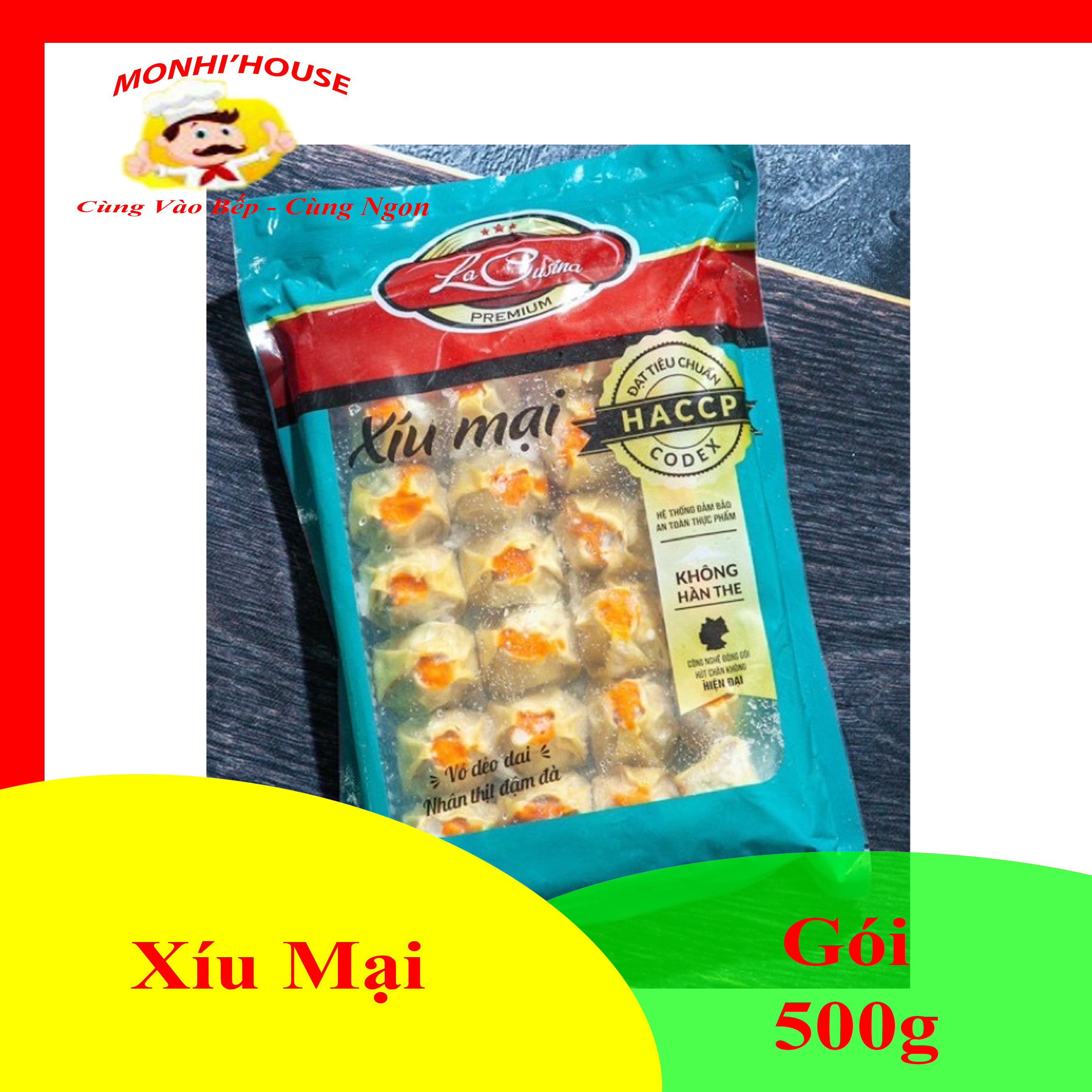 500g Xíu mại Lacusia thơm ngon