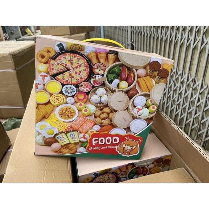 Bộ Đồ Chơi Bánh Bao 84 Chi Tiết Cho Bé