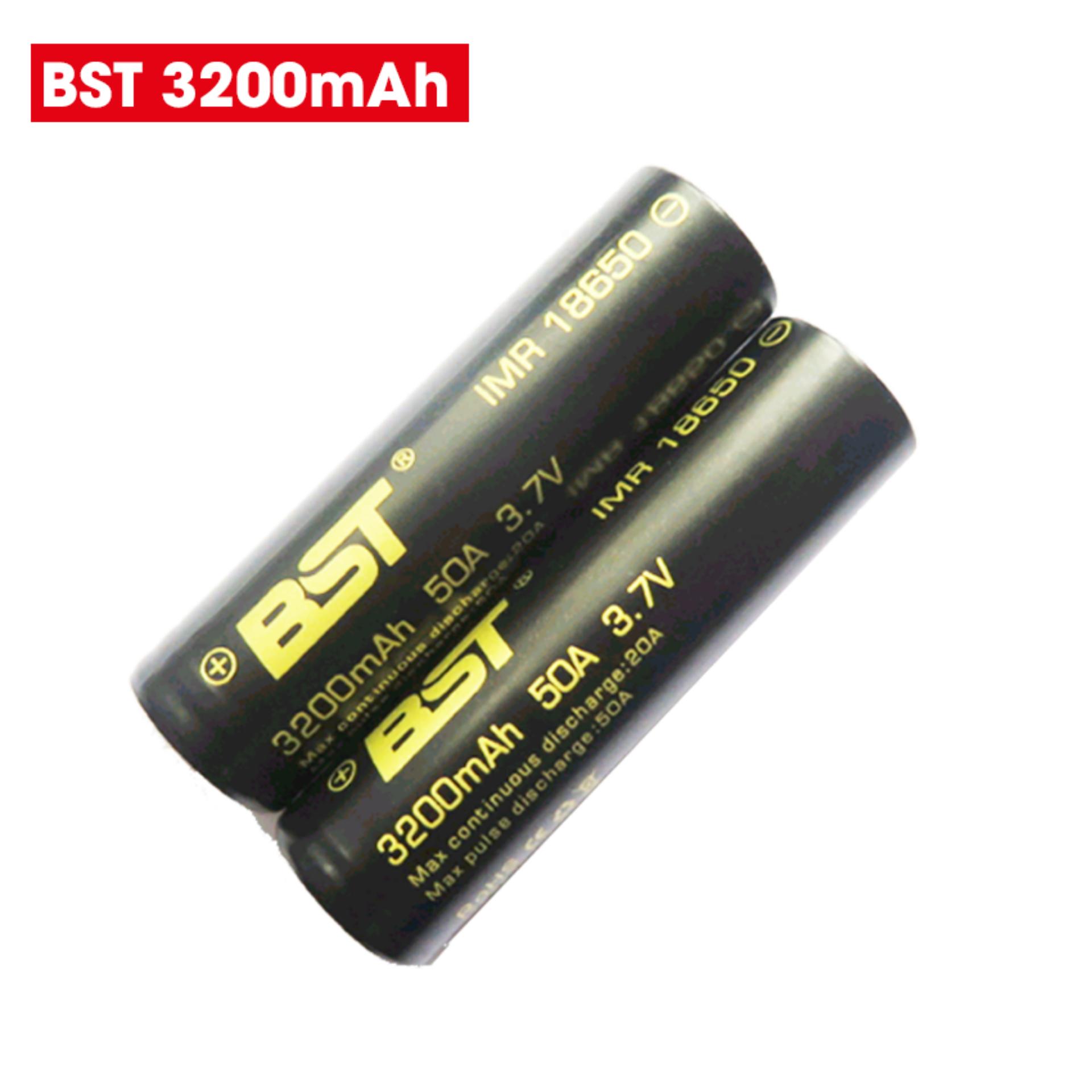 Pin 3.7v 18650 BST 3200mah - Độ Xả Cao 50A (pin mới 1 viên)
