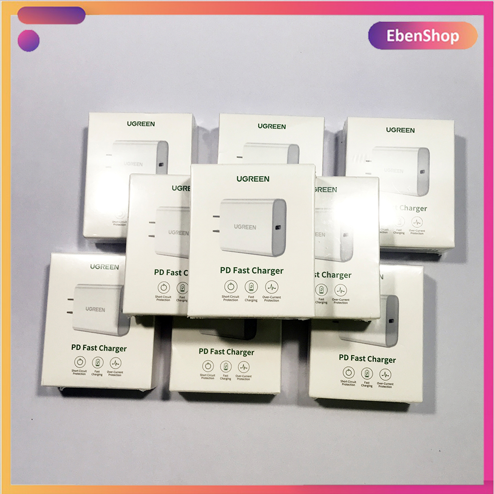 Cốc sạc nhanh UGREEN sạc nhanh PD 20W CD137