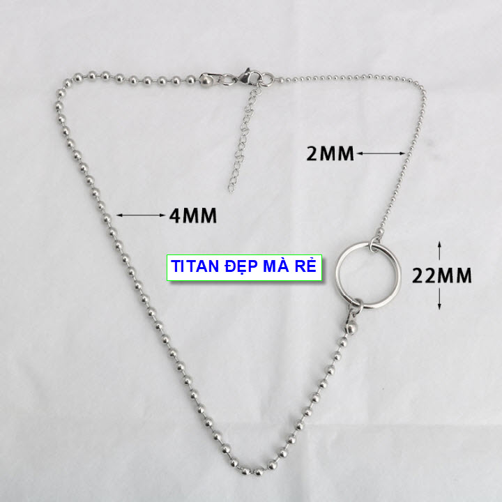 Chain ball male titanium stylized youthful-commitment 1 Đổi 1 if rust