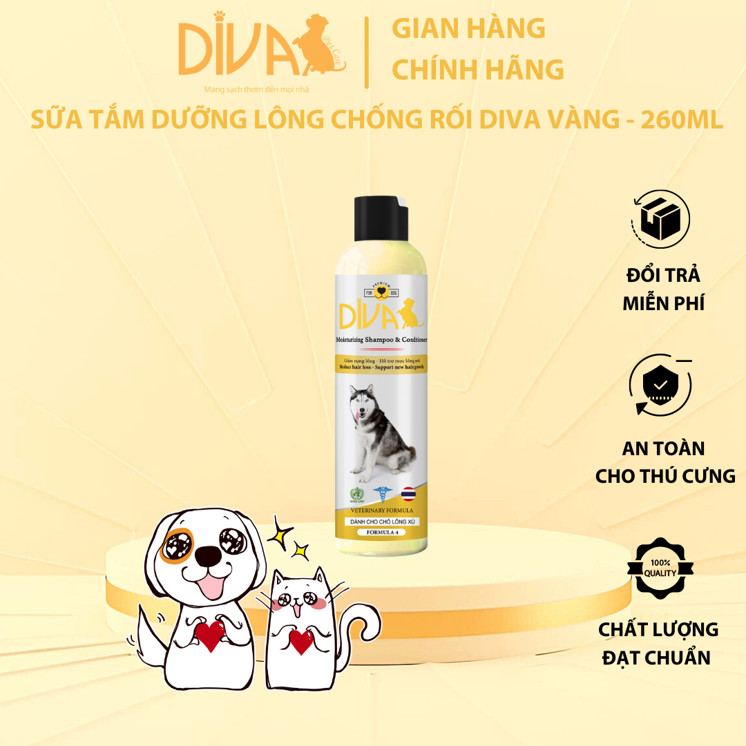 Sữa tắm cho chó diva cao cấp siêu thơm 400ml & 260ml