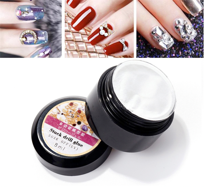 Keo dán charm Gel Glue, keo dán móng, dán đá trang trí móng