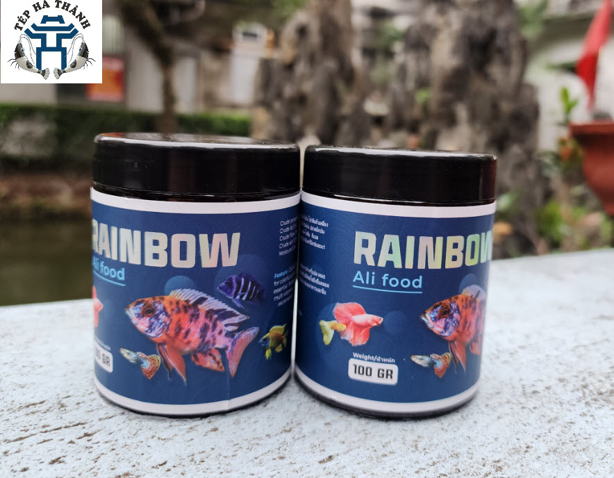 [Hoàn Tiền 10%] Thức Ăn Rainbow Lên Màu Cho Cá Ali và Cá Cảnh