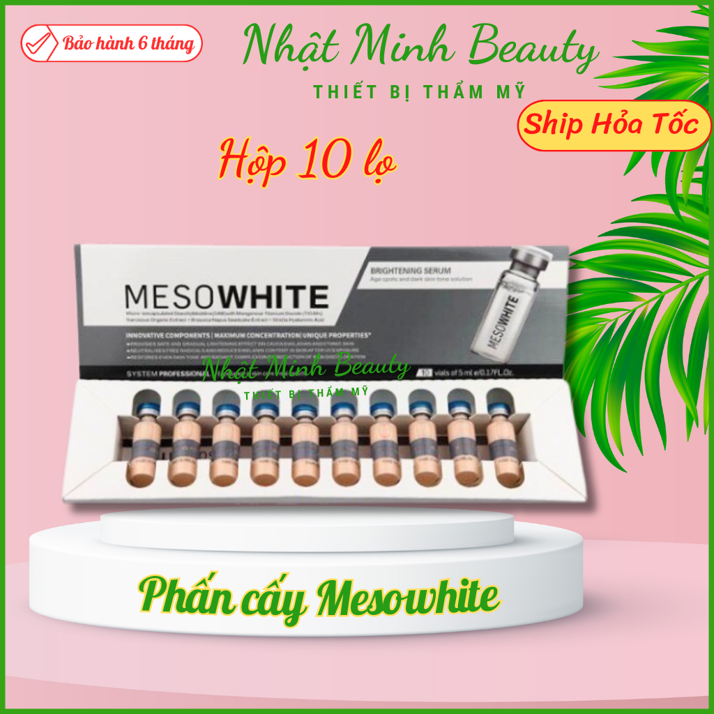 Phấn cấy trắng hộp 10 lọ | Cấy trắng spa