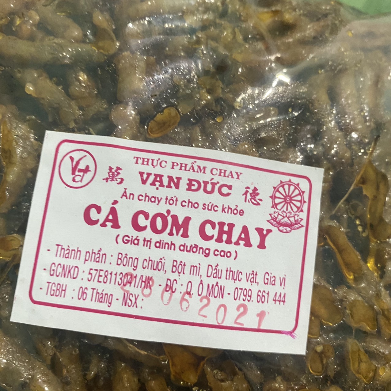 Cá cơm chay 500g