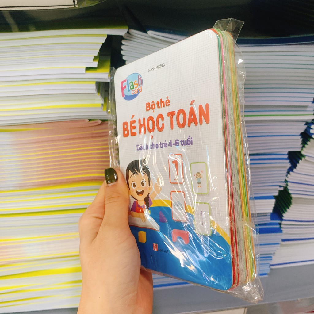 (FlashCard) Bộ Thẻ Bé Học Toán (Cho bé từ 4-6 tuổi)