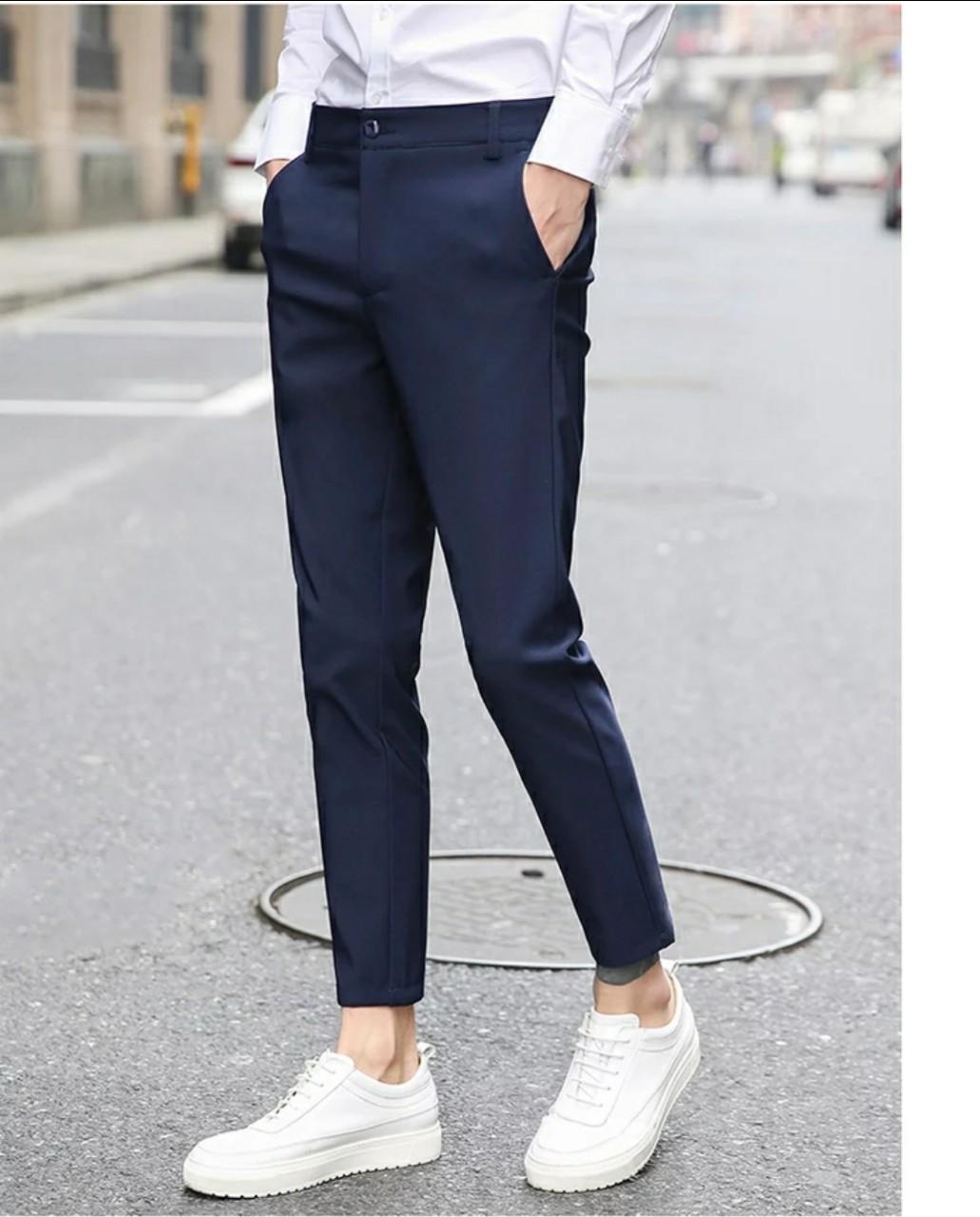 Quần tây nam co giãn ống côn body phong cách Hàn quốc có Big Size sang trọng lịch lãm dễ dàng phối với nhiều trang phục khác nhau Quần tây học sinh công sở