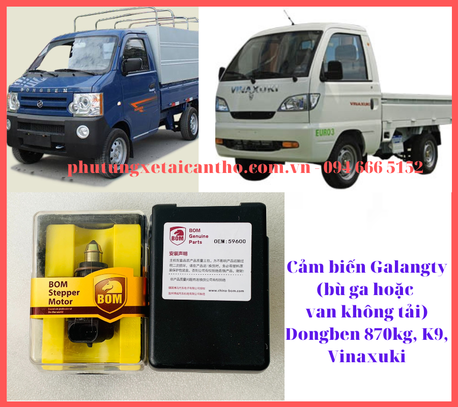 Cảm biến Galangty, cảm biến van không tải, cảm biến bù ga Vinaxuki- Hàng loại tốt