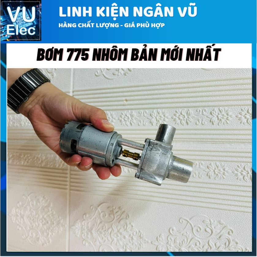 Bộ kít nhôm chế máy bơm cho động cơ 775 - 795 - 895, tản nhiệt bơm cực tốt, doăng kín nước
