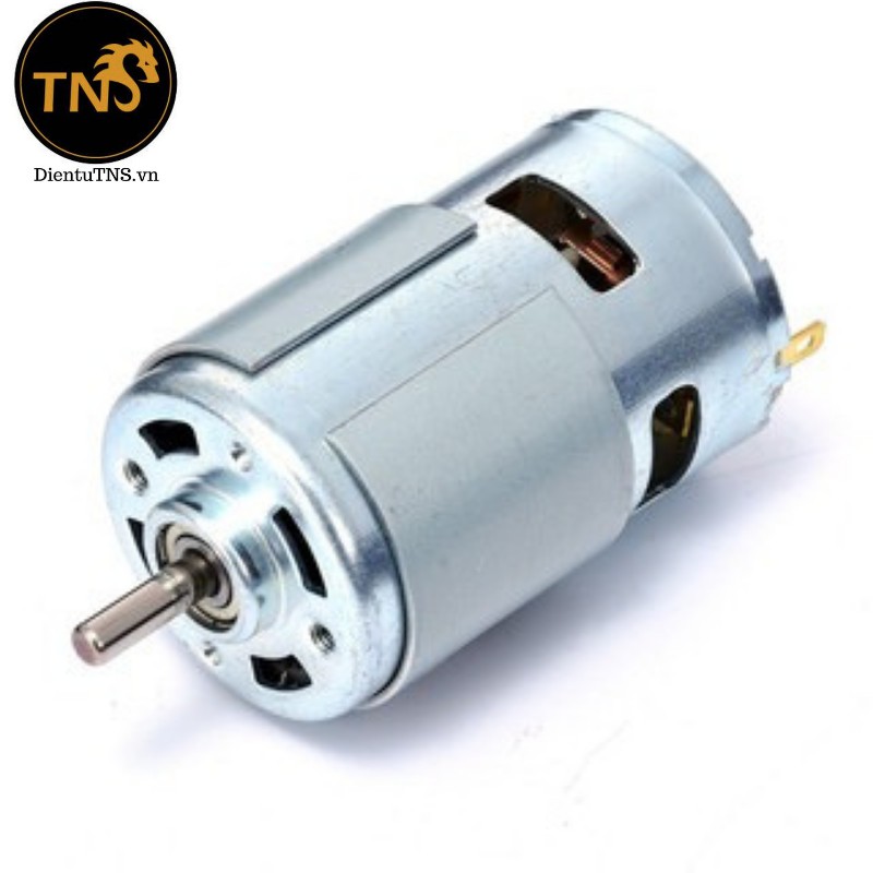 Mô tơ 775,trục d 5mm 12v 180w siêu khỏe, motor 775, chế máy khoan, chế máy cắt, chế quạt, chế máy bơm, chế các loại- kms