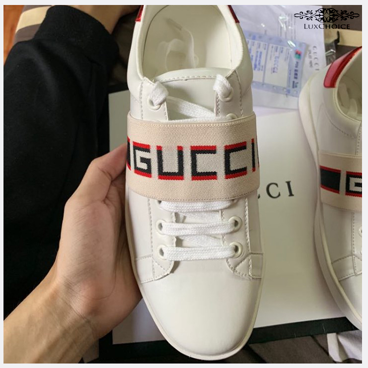 GIÀY Gucci - ACE Sneaker With Gucci Stripe