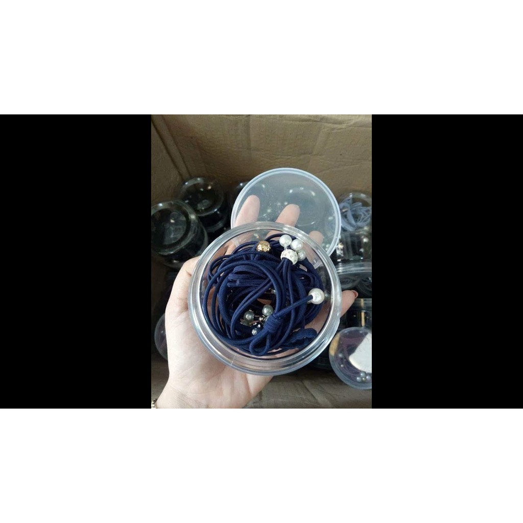 Hộp Chun Buộc 12 Dây Kiểu Hàn Quốc