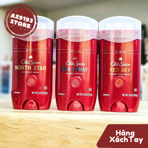 Lăn Khử Mùi Old Spice (Sáp Trong) [AZ xách tay]