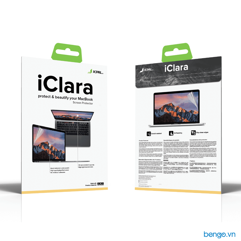 [HCM]Dán Màn Hình Macbook Pro 16" 2019 JCPAL IClara