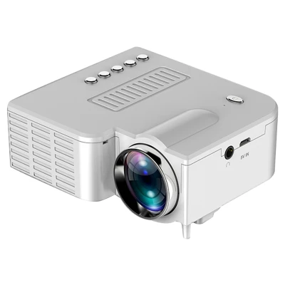 UC28C Projector Mini Portable Projector Home LED Children's Mobile Phone Projector Supports 1080P White