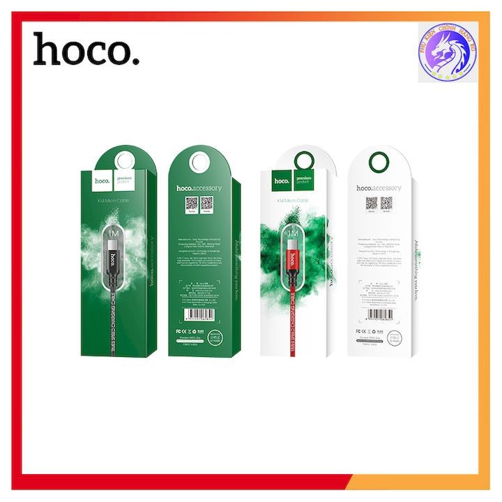 [HCM]CÁP SẠC NHANH DÂY DÙ X14 MICRO 2.0A