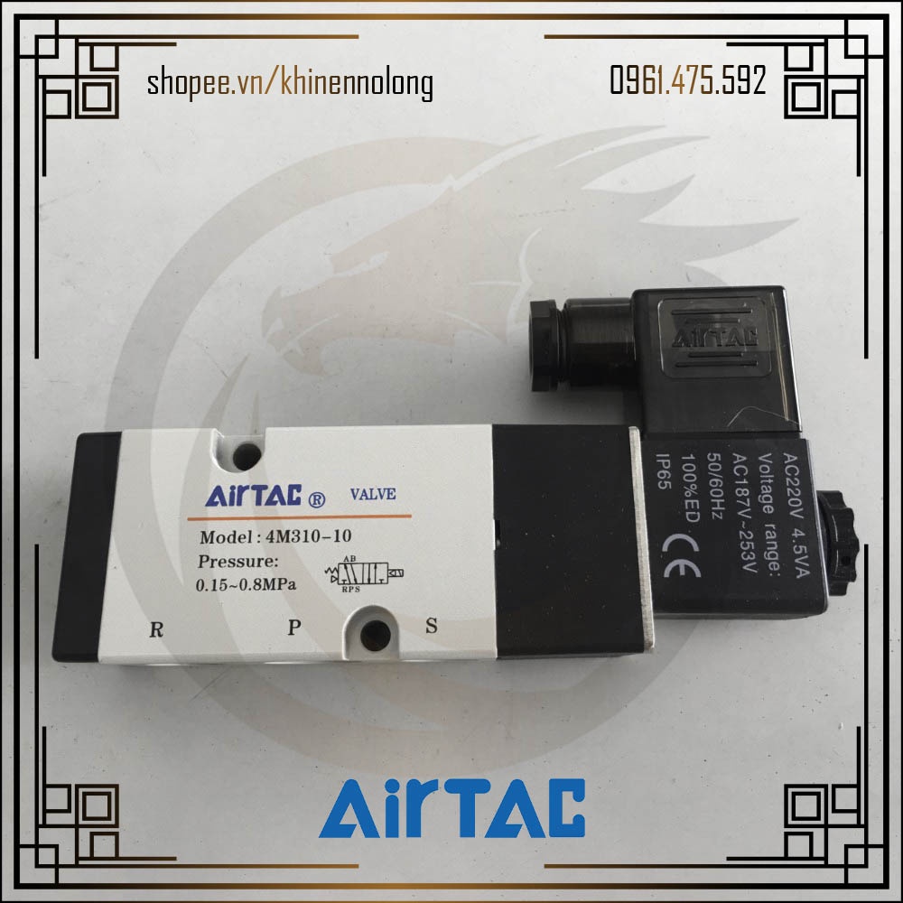 Van điện từ khí nén airtac 4m310-10 - khí nén nộ long