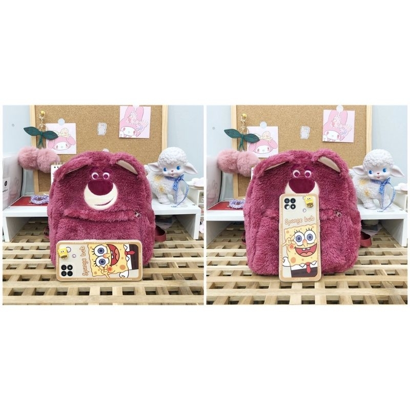 Balo gấu dâu Lotso đáng yêu