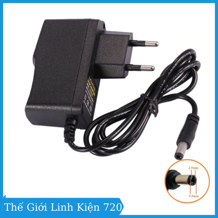Nguồn adapter 12v-1a jack dc 5.5*2.1mm