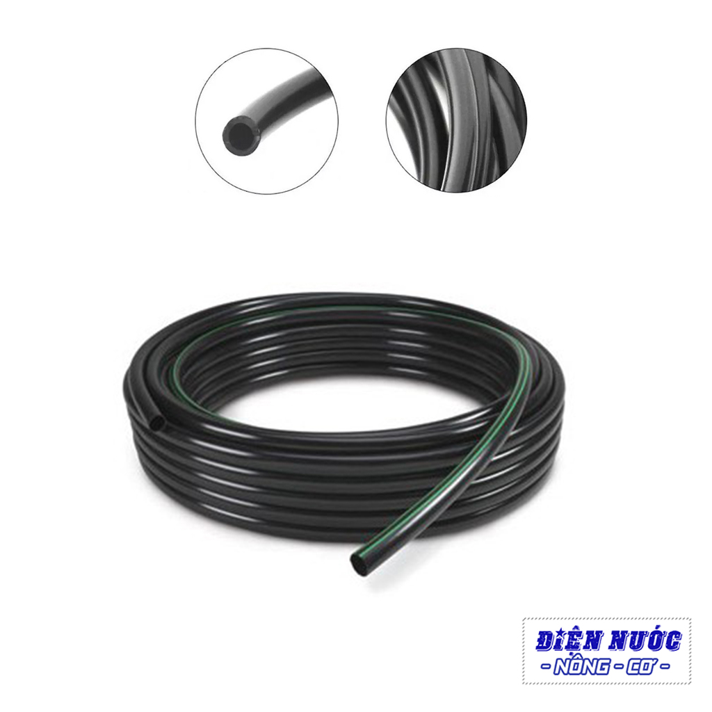 10m - Ống dây phun sương PE / LDPE 8mm, dây tưới cây