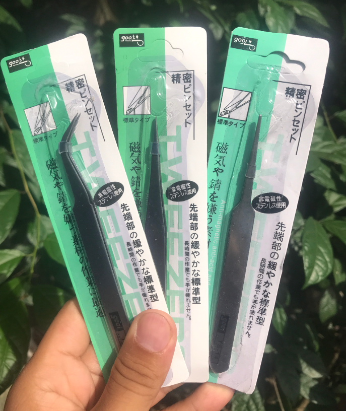 Nhíp gắp linh kiện goot - nhíp cong, nhọn, tù